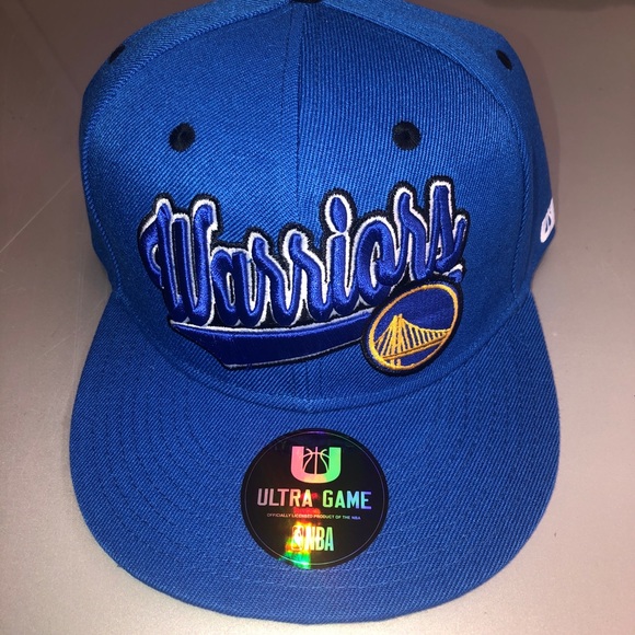 $39.99 NBA GOLDEN STATE WARRIORS Hat ULTRA GAME  Snapback Blue NWT - Picture 1 of 8
